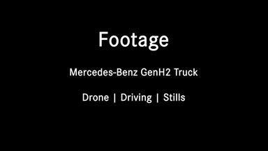 Mercedes-Benz GenH2 Truck Footage 2022