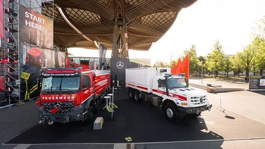 Mercedes-Benz Trucks auf der INTERSCHUTZ 2026: Robuste Fahrzeuglösungen von Arocs bis Zetros