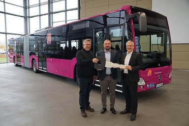 50 Citaro GÜ intercity articulated buses for rail replacement service of SEV Deutschland GmbH