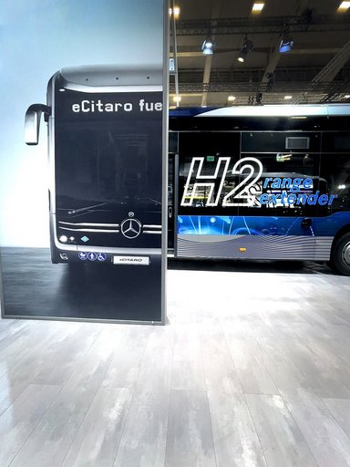 Daimler Buses auf der busworld 2023 in Brüssel