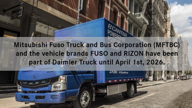 Daimler übergibt FUSO eCanter an Penske Truck Leasing in den USA