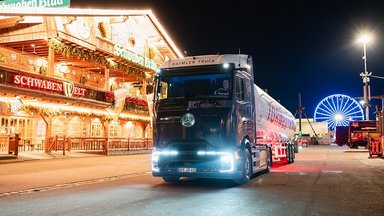 Mit Strom zum Festzelt: eActros 600 beliefert die zwei größten Volksfeste Deutschlands