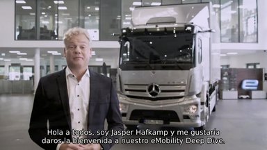 SPANISH: The Mercedes-Benz eActros &amp; e-Mobility at DB Schenker