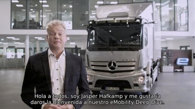 SPANISCH: The Mercedes-Benz eActros &amp; e-Mobility at DB Schenker