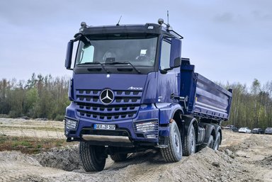 Daimler Nutzfahrzeuge auf der Bauma vom 8. – 14. April 2019 in München