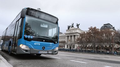 Mercedes-Benz Citaro: Mercedes Benz steps on the gas in Madrid: transport operator EMT Madrid places another major order for 276 Citaro NGT urban buses with natural gas drive