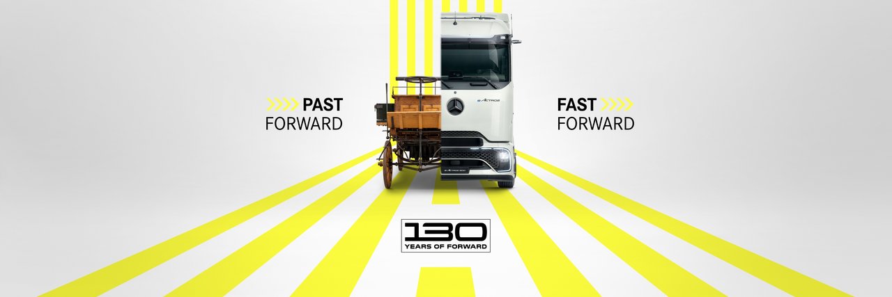 Daimler Truck 130 Jahre Key Visual Paar
