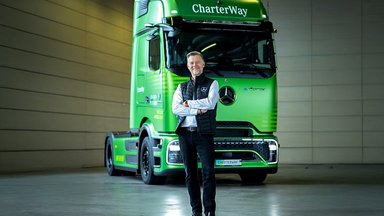 CharterWay erweitert sein Mietportfolio um den vollelektrischen Mercedes-Benz eActros 600