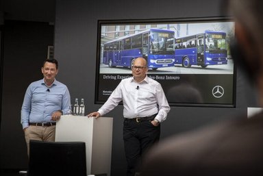 Driving Experience: The new Mercedes-Benz Intouro and Sprinter Minibuses, Ulm/Germany, June 2021