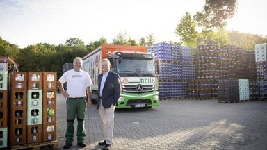 Durstlöscher – Behn Getränke fährt mit dem Stern