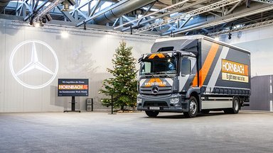 Mercedes-Benz eActros electrifies Hornbach 