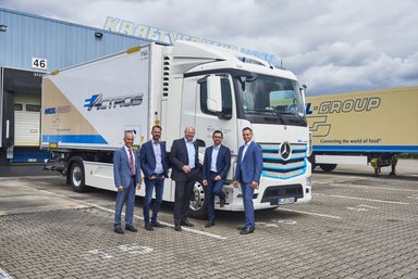 Nagel-Group in Hamburg goes electric – entire Mercedes-Benz eActros "Innovation fleet" now in practical testing