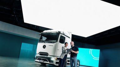 transport logistic 2025: Mercedes-Benz Trucks präsentiert elektrifizierte Logistiklösungen