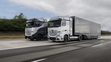 Mercedes-Benz Trucks gibt auf der IAA Transportation 2022 in Hannover einen Ausblick auf den wasserstoffbasierten GenH2 Truck