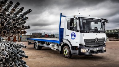 Schottischer Gerüstbauer setzt auf den Mercedes-Benz Atego 