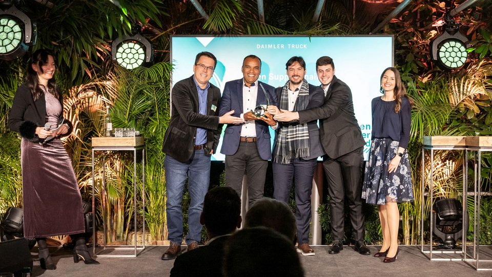 Erster Platz in der Kategorie „Grüne Lieferkette“: „Reduzierung des CO₂e-Fußabdrucks bei Eisengussteilen“ aus Brasilien