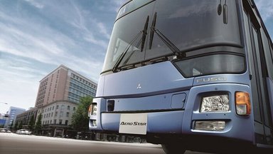 Mitsubishi Fuso launches a new model of the Aero Star city bus