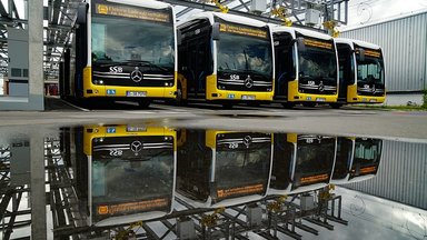 Daimler Buses installs complete charging infrastructure for the electric buses of Stuttgarter Straßenbahnen AG (SSB)