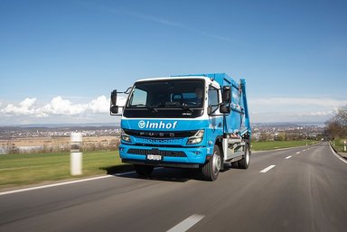 Daimler Truck brand FUSO: eCanter electrifies fleet of Swiss transport and waste disposal company TIT Imhof