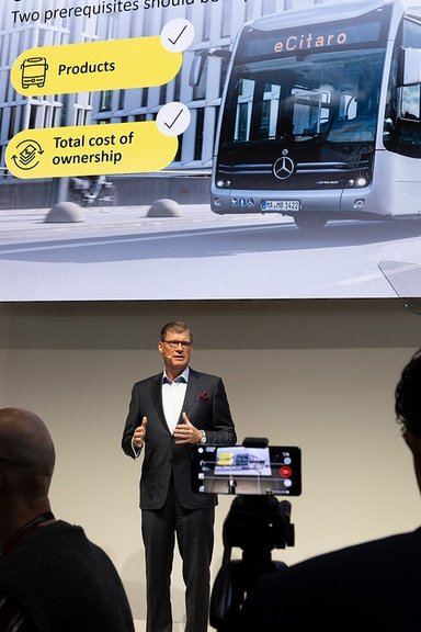 Daimler Buses auf der busworld 2023 in Brüssel