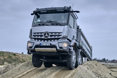 Daimler Nutzfahrzeuge auf der Bauma vom 8. – 14. April 2019 in München