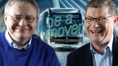 Das “Jahrzehnt des Buses” – Warum Till Oberwörder, Leiter Daimler Buses, optimistisch in die Zukunft schaut erzählte er Jörg Howe im be a mover talk