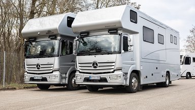 Griff nach den Sternen: Super-Reisemobile zu Gast im Lkw-Werk Wörth von Daimler Truck