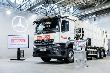 15.000ster Mercedes-Benz Lkw für die Rethmann Gruppe 