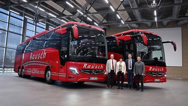 Rausch-Reisen picks up two new Mercedes-Benz Tourismo M from Daimler Buses in Neu-Ulm