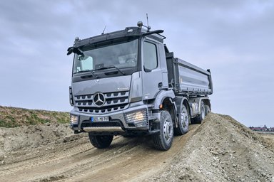 Daimler Nutzfahrzeuge auf der Bauma vom 8. – 14. April 2019 in München