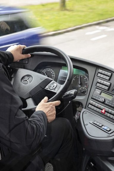 Driving Experience: The new Mercedes-Benz Intouro and Sprinter Minibuses, Ulm/Germany, June 2021