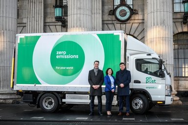 Hello Dublin! FUSO eCanter delivers post in Ireland