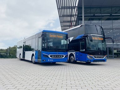 Setra buses with major orders from Germany