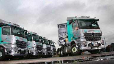 Der neue Mercedes-Benz Arocs in London – mit Sicherheit im Fokus