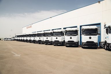 43-fache Power: A.M.A. aus Spanien setzt auf den neuen Mercedes-Benz Actros L ProCabin