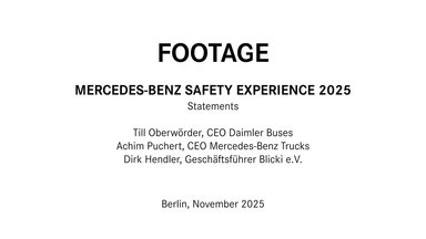 Footage | Mercedes-Benz Safety, November 2025