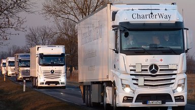 Daimler Truck unterstützt ukrainische Bevölkerung
