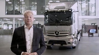 Without subtitle:  The Mercedes-Benz eActros &amp; e-Mobility at DB Schenker