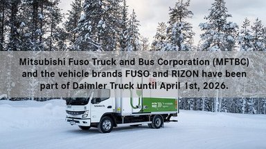 Keeps cool in Northern Finland: FUSO eCanter operates as one of Daimler Truck’s most northern electric trucks in customer operation at DB SCHENKER 