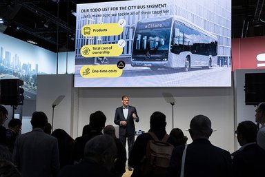 Daimler Buses auf der busworld 2023 in Brüssel