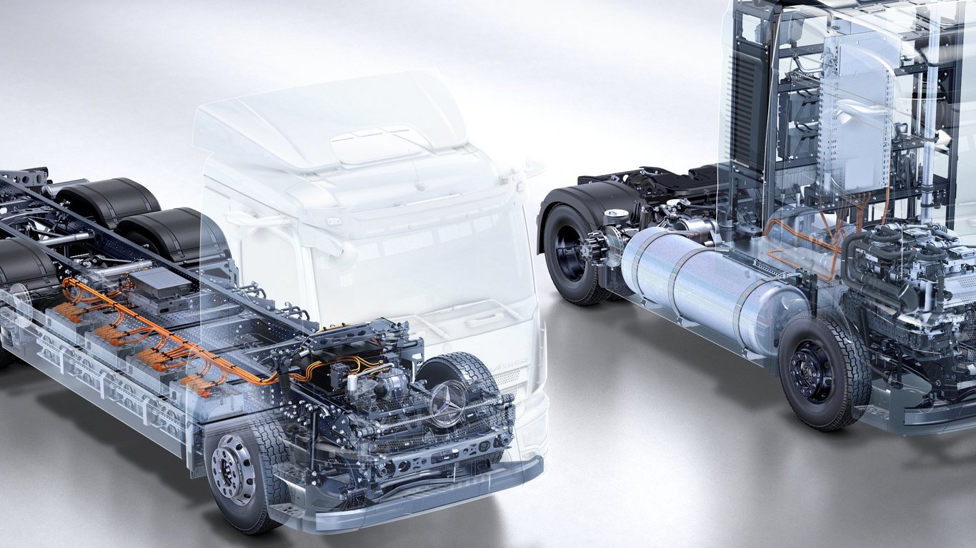 X-ray view Daimler Truck CO2-neutral technologies