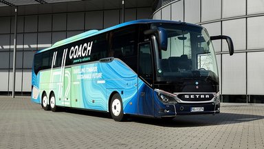 Technologieträger „H₂ Coach“: erster Setra Reisebus fährt mit Brennstoffzelle