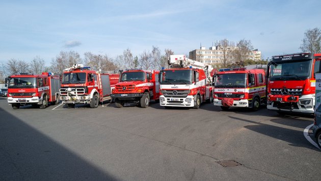 Neuer Mercedes-Benz Arocs für die Feuerwehr in Prag