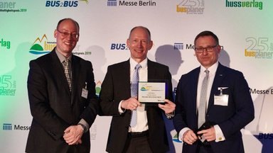 Dreifachsieg für Mercedes Benz und Setra beim internationalen busplaner Nachhaltigkeitspreis 2019