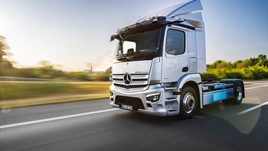 Baldiger Serienstart: eActros 300 Sattelzugmaschine fährt auf eigener E-Achse von der Pfalz bis in die Türkei