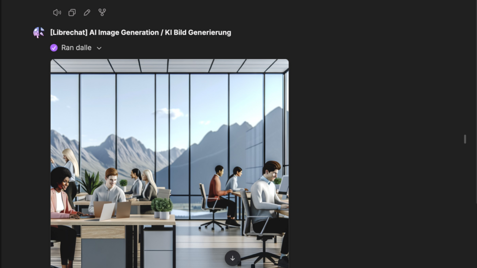 Daimler Truck LibreChat - Image Generation