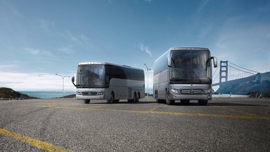 World premiere of the Mercedes-Benz Tourrider -  the tailor-made motorcoach for North America