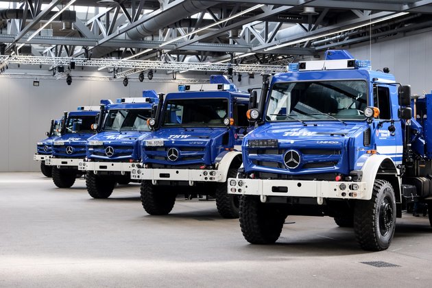 Starke Flotte für schwere Aufgaben: Unimog-Großauftrag für THW