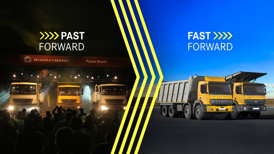 Daimler Truck "Past forward. Fast forward": BharatBenz then and now