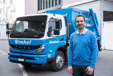 Daimler Truck brand FUSO: eCanter electrifies fleet of Swiss transport and waste disposal company TIT Imhof